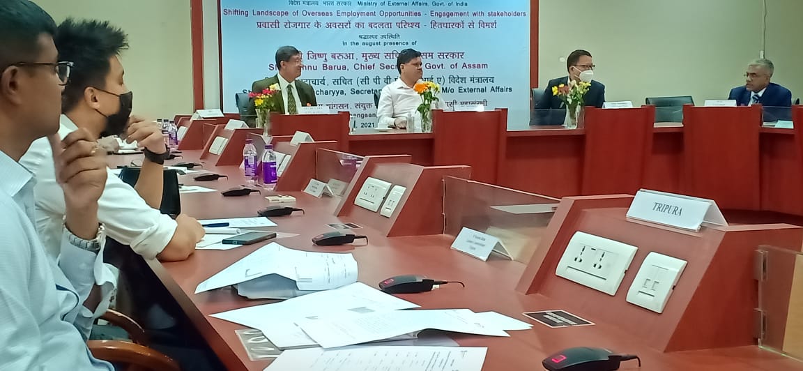 1st of its kind meeting held at Guwahati with all NE States regarding Employment opportunities, initiated by Ministry of External Affairs, Government of India <a href="/BjpBiplab/">Biplab Kumar Deb</a> <a href="/tripura_cmo/">CMO Tripura</a> <a href="/MSDESkillIndia/">Skill India</a> <a href="/NSDCINDIA/">NSDC India</a>