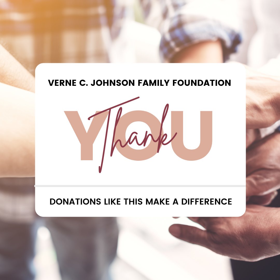 fosterfutureaz's tweet image. Thank you to Verne C. Johnson Family Foundation for donating to help the youth of FYF. This foundation rewards organizations who have demonstrated strong growth, outreach, diversity, and remain centered on their mission. 
We cannot say thank you enough! 

#fostercare #thankyou