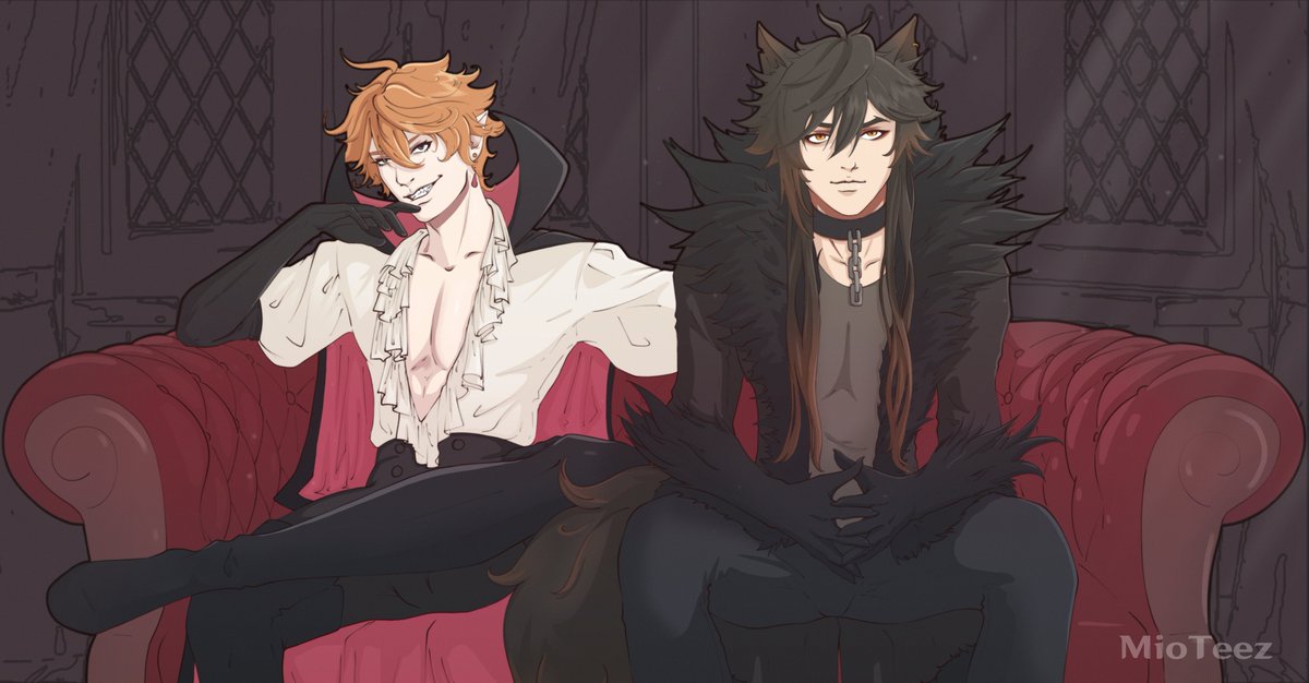 MioTeez's tweet photo. 🦇🎃🐺
#GenshinImapct #原神 #Tartaglia #Childe #ZhongLi  #ZhongChi #鍾タル https://t.co/F6aBMEtDw6