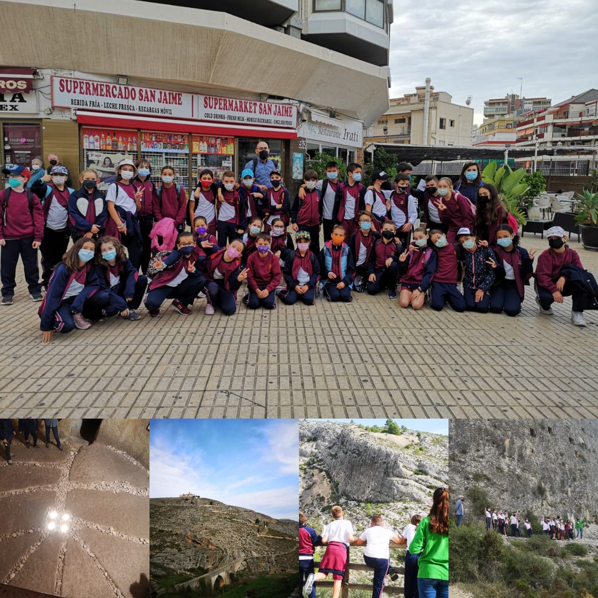 nsd_benidorm's tweet photo. Los de 5EP salieron ayer de excursión a Bocairent. Este pueblo está considerado uno de los pueblos más bonitos de la Comunidad Valenciana😍😍😍

En la salida visitaron la cava y les covetes del Moro ⛰️✌🏻

Muchas gracias a la empresa de monitores @qualitytoursmariola 👏🏻👏🏻 https://t.co/LpoSJQwEDH