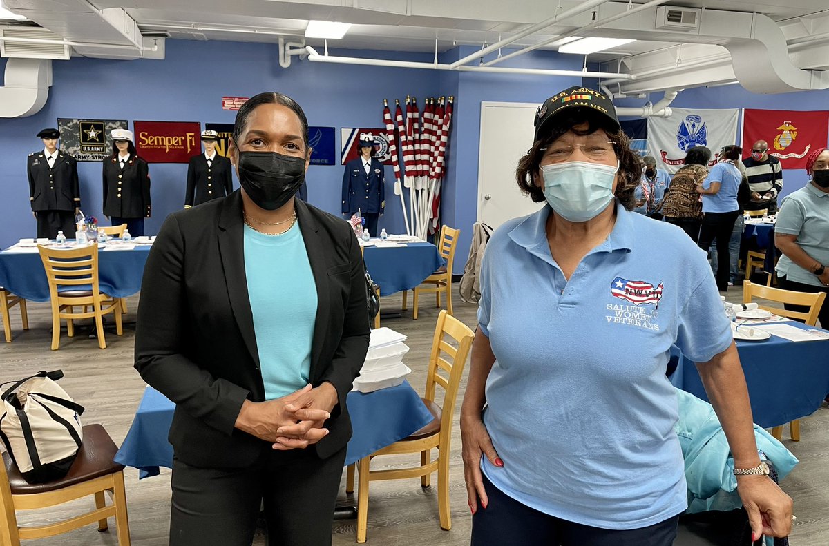 LtGovStratton's tweet photo. Our brave women #Veterans face unique challenges.
Today, I was proud to join former POW Jessica Lynch and National Women Veterans United to lift up the stories which have gone unheard for far too long.
Stay tuned as I’ll be sharing more of this #HERtory on Veterans Day 2021. https://t.co/V0fEkhBEzm