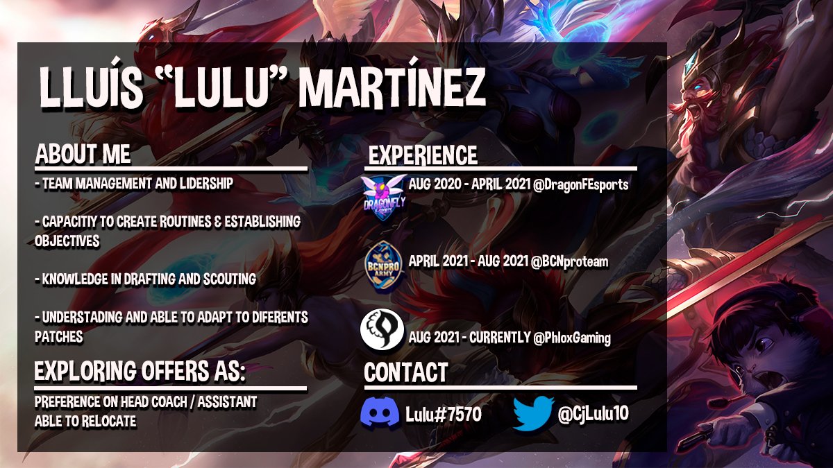 Lluis 'Luluu' Martinez tweet media