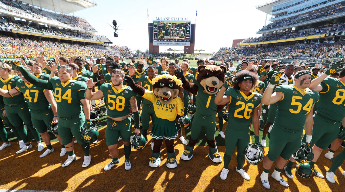 So. Much. #SicEm. 🐻🏈💚💛