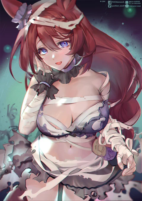 ハロウィン👻スーパークリーク🧡

 #ウマ娘
#スーパークリーク 