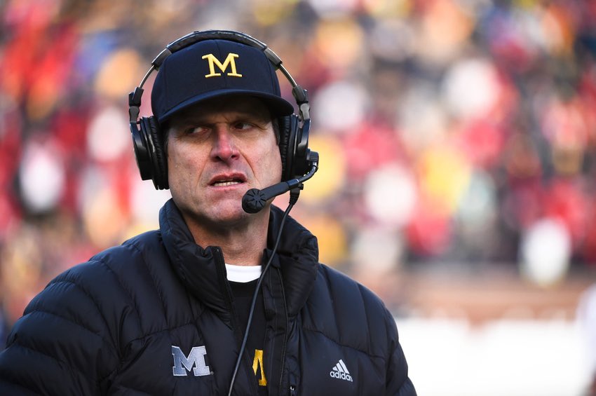BarstoolOSU's tweet photo. Jim Harbaugh is now 2-12 against top-ten teams in his Michigan coaching career 😂 https://t.co/xAiLdRmaaZ