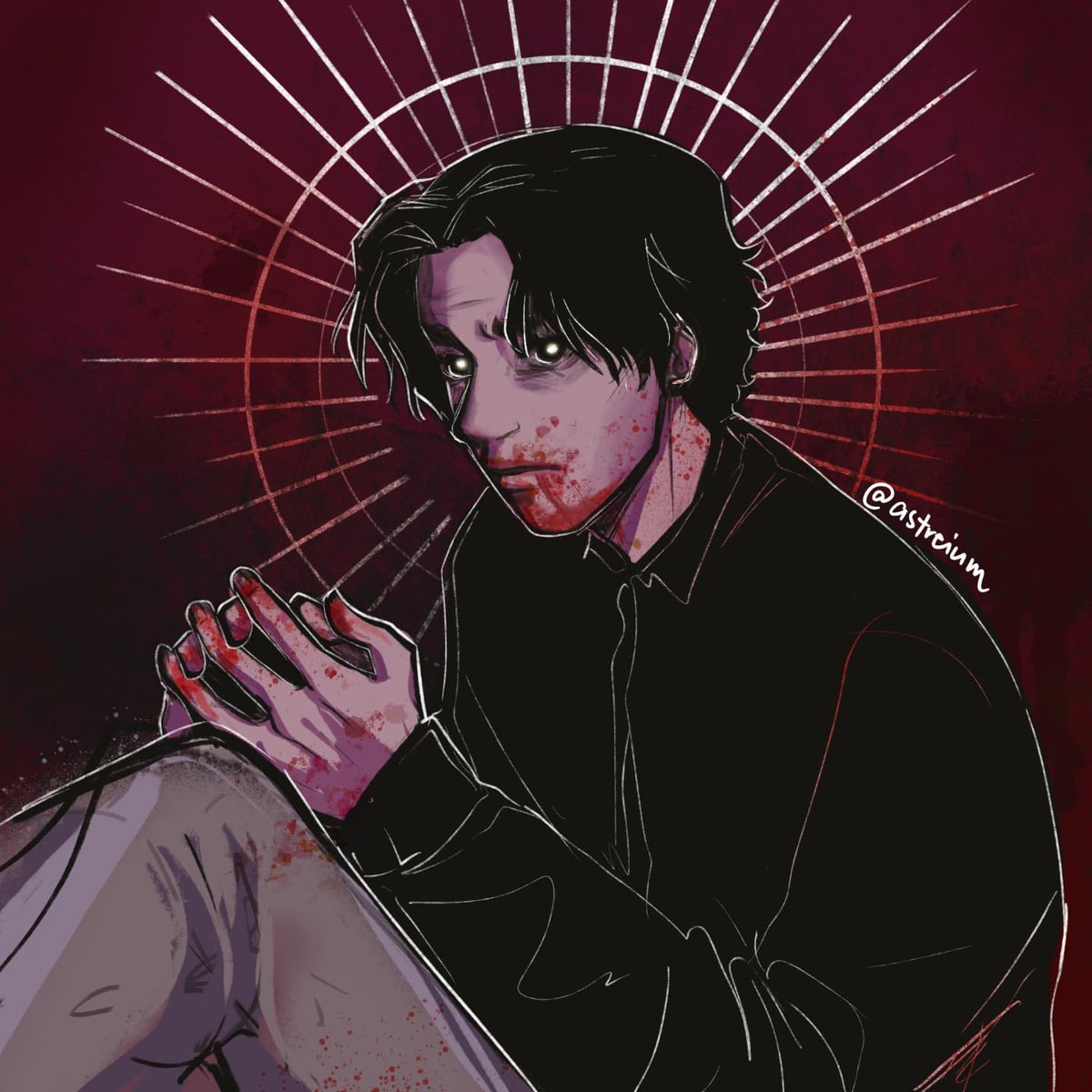 serkonovs's tweet photo. tw // blood
oh father what have you done :(
#midnightmass #art #fatherpaul #monsignorpruitt https://t.co/fw4mHrYlpl