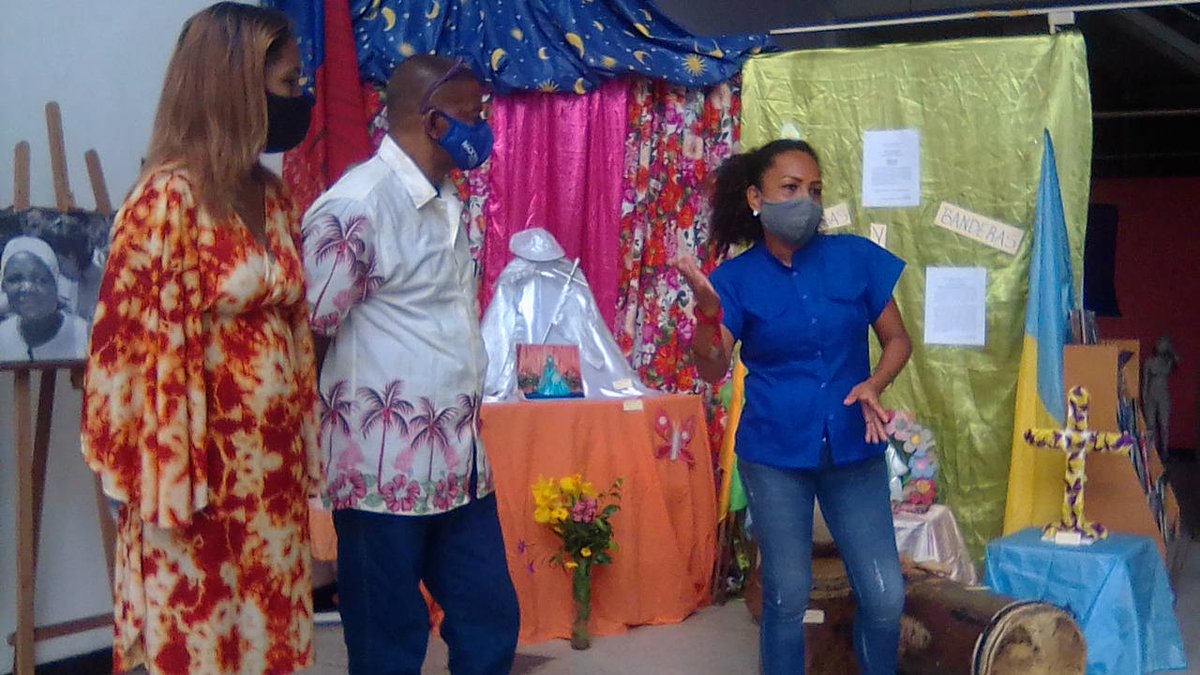 Mppc_Aragua's tweet photo. #29oct #MiDelirioSobreElChimborazo En los espacios de la @rdamcy la especialista de Patrimonio de @mppc_aragua, @lilinethmijares inauguró la exposición "Mariposas y Banderas" camino a la declaratoria de #SanJuanBautista como #PatrimonioCulturalImaterialdeLaHumanidad. https://t.co/4lslVsuT72