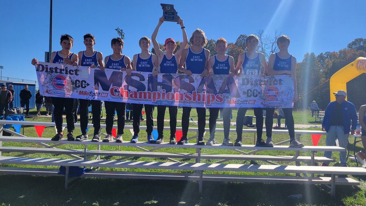 Your ENXC Boys are 3-peat District Champs! The girls have qualified for State 3 straight years. Great job Patriots!