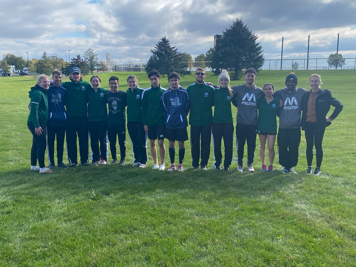 MVCyclones's tweet photo. WHAT a day for @MoraineValleyXC! Women are IL Skyway Conference &amp;, in a HUGE upset, @njcaaregion4 #champions! Men ALSO are Skyway champs, qualified 5 for nationals, &amp; Brandon Armendarez finished 1st in conference for Skyway Runner of the Year! We can't handle it! #GoCyclones https://t.co/00CyHIaWGj