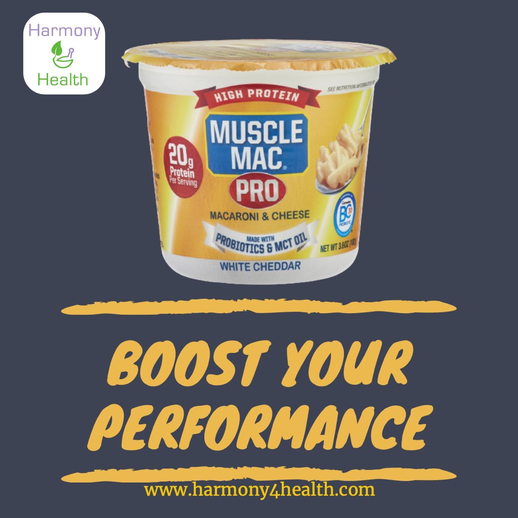 harmony4health's tweet photo. Boost your performance with MuscleMac Pro! Each serving has 20 grams of protein, and it comes in microwavable pre-portioned containers. Find it at Harmony & Health!
H & H: https://t.co/0QLnsf1mGc
#h4h #harmonyhealth #shoplocal #smallbusiness #musclemac https://t.co/nt3fSZXoYf