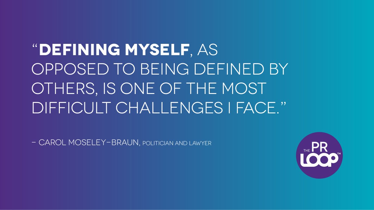 ThePRLoop's tweet photo. Learning to define yourself can be a challenge, but it can change your life for the better once you do it!

#PRQuotes #PublicRelations #DefineYourself https://t.co/iQd0FWlgP3