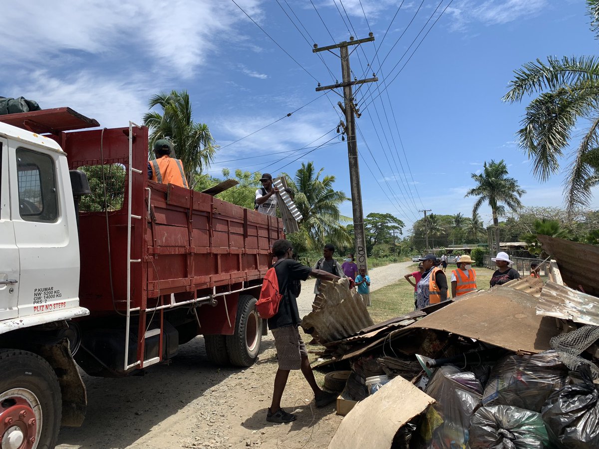 FijiRIS's tweet photo. Our first event amid Covid 19 and the new normal was a clean up in three of our settlements in Nadi and Sigatoka in partnership with both municipal councils in preparation of Diwali and World Cities Day. 

#CleanFiji #SafeFiji #CleanUp #WorldCitiesDay21 https://t.co/3OmX75EsT0