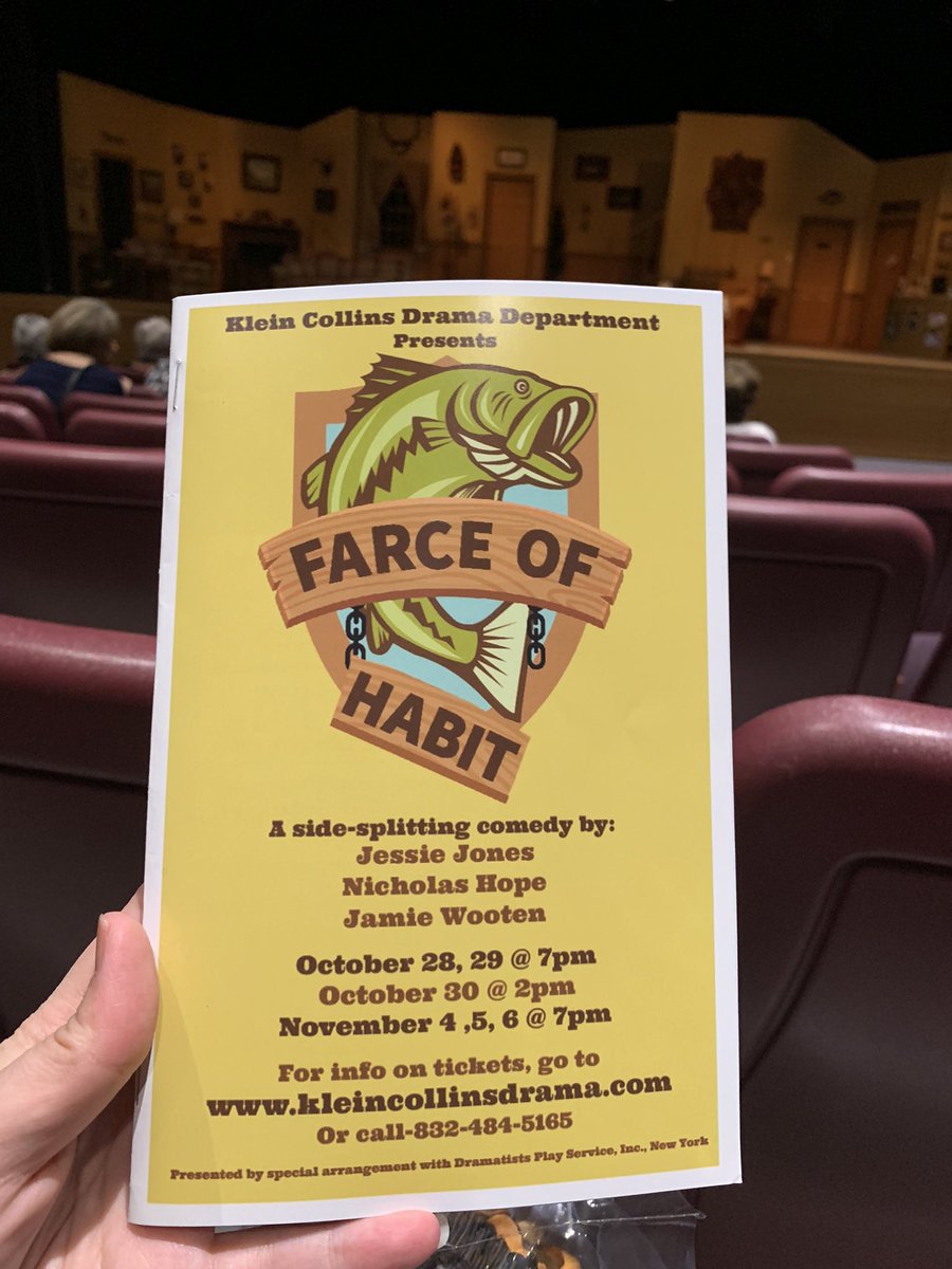 KOT_Garza's tweet photo. Break a leg @CollinsDrama! 🎭 https://t.co/IrcCyVqsyk