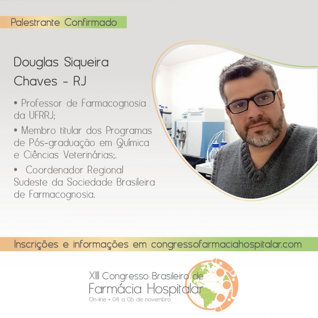 Palestrante Confirmado
Assista a esta participação no XIII Congresso fazendo sua inscrição em congressofarmaciahospitalar.com (link na bio).