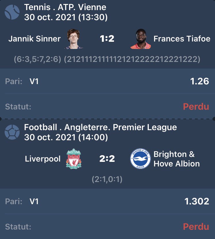 Dominiqueaka68's tweet photo. Décidément j’ai pas compris le reversement de situation ☹️
Pronostique perdu 🚫 https://t.co/PL3XxLIp9l