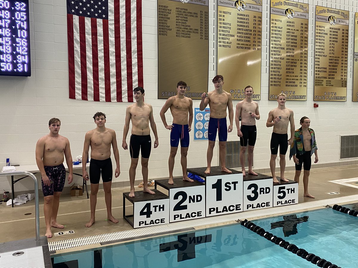 BSSswimanddive's tweet photo. Congrats to @CarterJMcIntosh for his 3rd place finish in the 100 freestyle in the Gold conference finals. https://t.co/TcI78ChZcu
