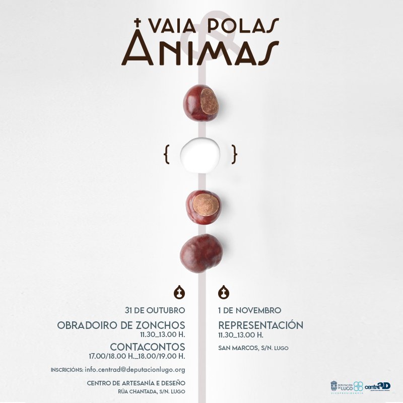 vicedepulugo's tweet photo. Lembrade, mañá no #centrAD obradoiro de colares de zonchos 🌰🌰🌰🌰🌰 e contacontos con María Da Pontragha e Ángeles Goás Amado https://t.co/it6ZfAgxiK