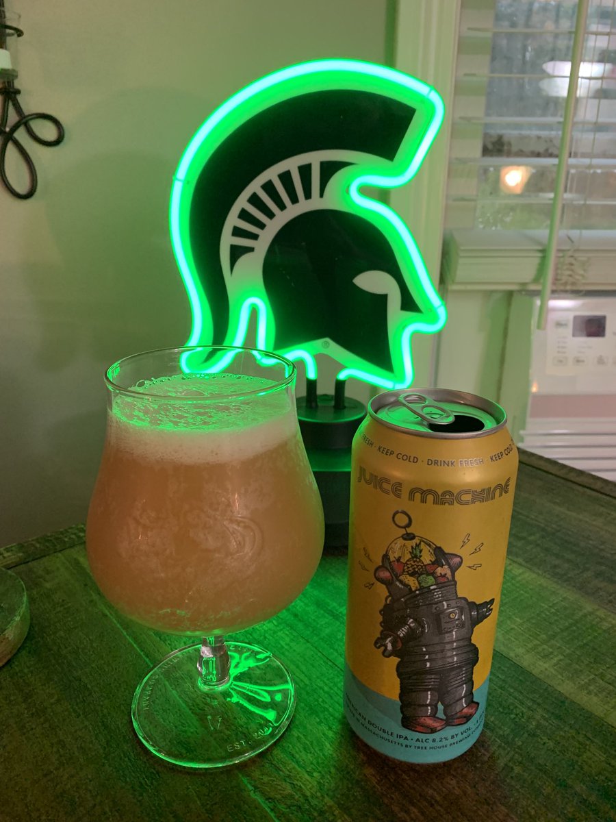 geoffpohl's tweet photo. Saved this ⁦@TreeHouseBrewCo⁩ for a special occasion. A MSU win over their rival qualifies. Go Green! https://t.co/aSvvX9X4hK