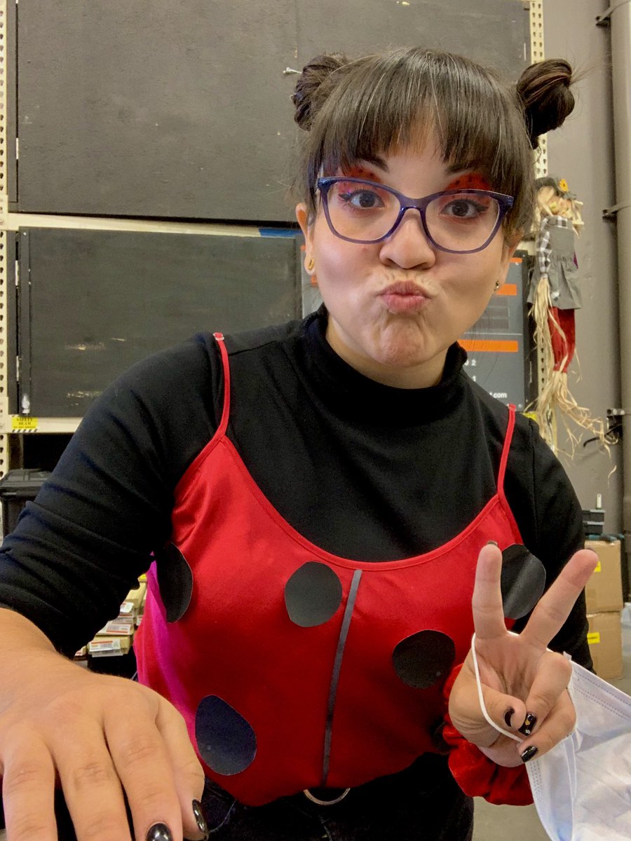 closing out CAM celebrations with a costume contest weekend! 🐞✌🏼I didn’t have a costume &amp; our head cashier Socorro said “no excuses, be creative!” 😤🥸😂 @DavidF_8523 @MariFino8523VOA <a href="/DianaSundermann/">Diana Sundermann</a> @Fuerstenberg15 <a href="/Dalton8523/">Dalton8523</a> @JeanMed_8523