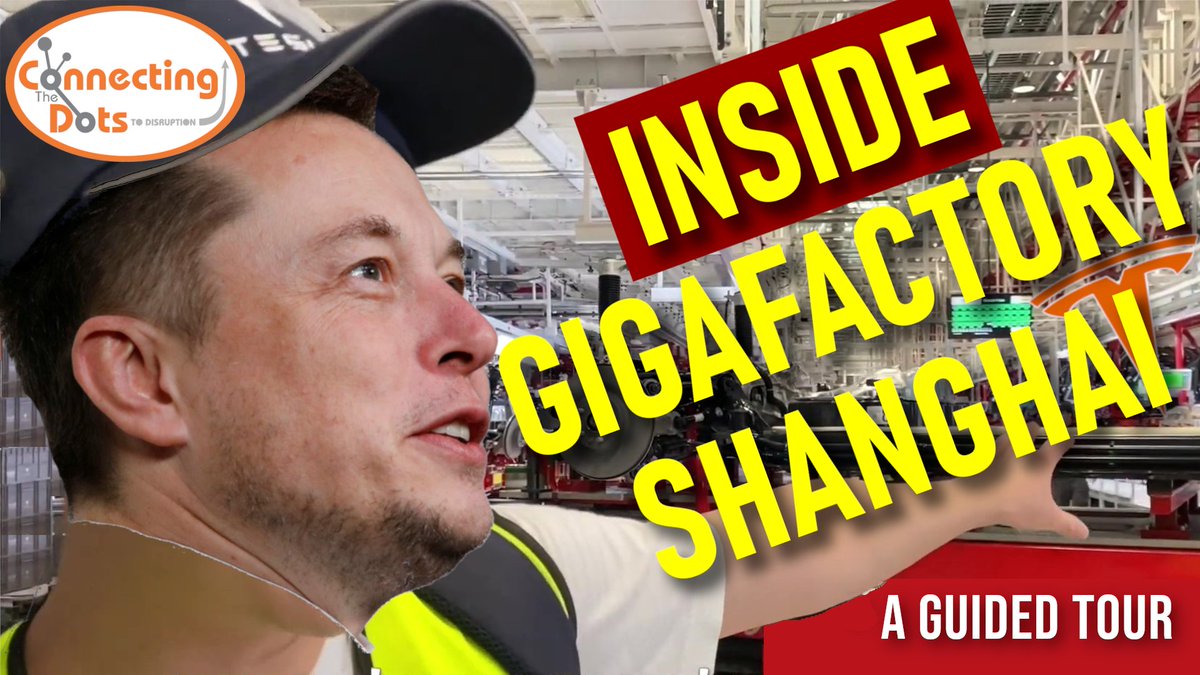 New video out tomorrow
A unique GUIDED TOUR of GF SHANGHAI

Lots of explanations and details on Tesla's most profitable Gigafactory and its Machine than makes the machine

For a heads-up - Like, Comment or Retweet🙏
and I'll let you know when videos are out
1/