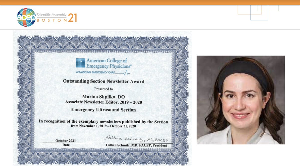 ACEP_EUS's tweet photo. Congrats to our Lead & Associate Newsletter Editors, @MGottliebMD & @MarinaShpilko1 who received the Outstanding #ACEPeus Newsletter Award for all their hard work!! Be sure to check this out if you haven’t already!
📰🗞 https://t.co/zIOLO5W1DZ
@RushEMSono @UHCMC_ED https://t.co/bRUyP41FAO