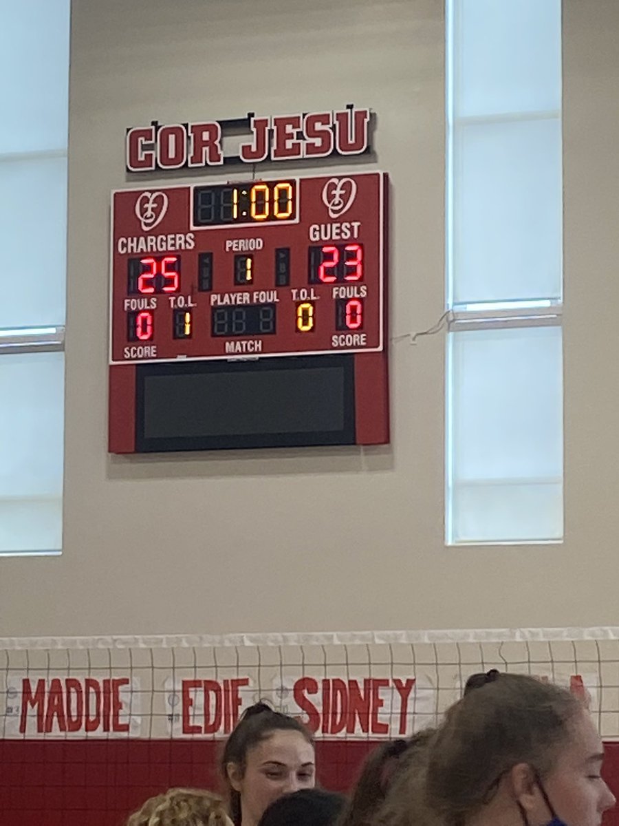 Game 1 <a href="/CJAVolleyball/">Cor Jesu Volleyball</a>