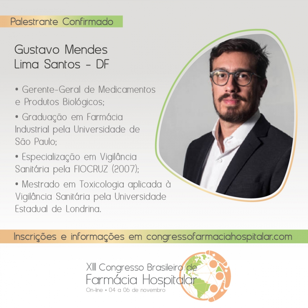 Palestrante confirmado!

Assista a esta participação no XIII Congresso fazendo sua inscrição em congressofarmaciahospitalar.com