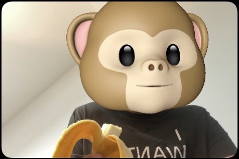 Today I used the monkey Animoji in a Facetime with my son. I pounded my chest and made a lot of noise<a href="/tag/dex"class="tags"><span>#dex</span></a>