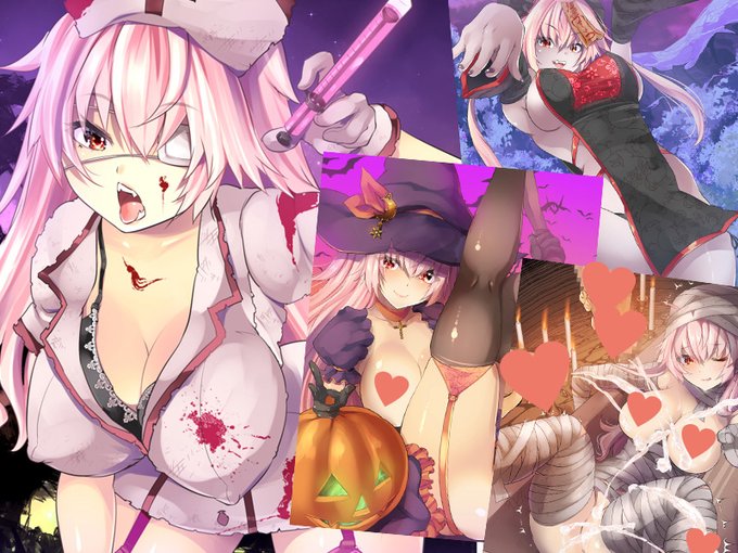 支援サイト更新しました!
公開済の楼島マコちゃんハロウィンコス(ウィッチ、マミー)の差分と、支援サイト限定で(キョンシー、ゾンビナース)を公開しました! 