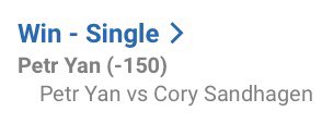 NotGotty's tweet photo. Snagged Yan at -150 live 🤑 #UFC267 https://t.co/QksXZ1hFN4