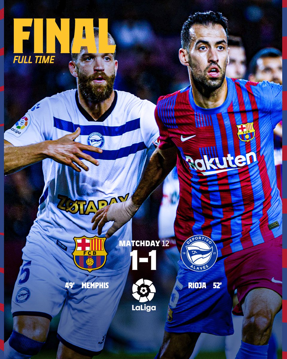 Full time #BarçaAlavés