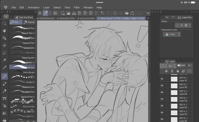 It's ALWAYS late late night and red red sleepy eyes when my hand finally starts to listen to me.. .. 