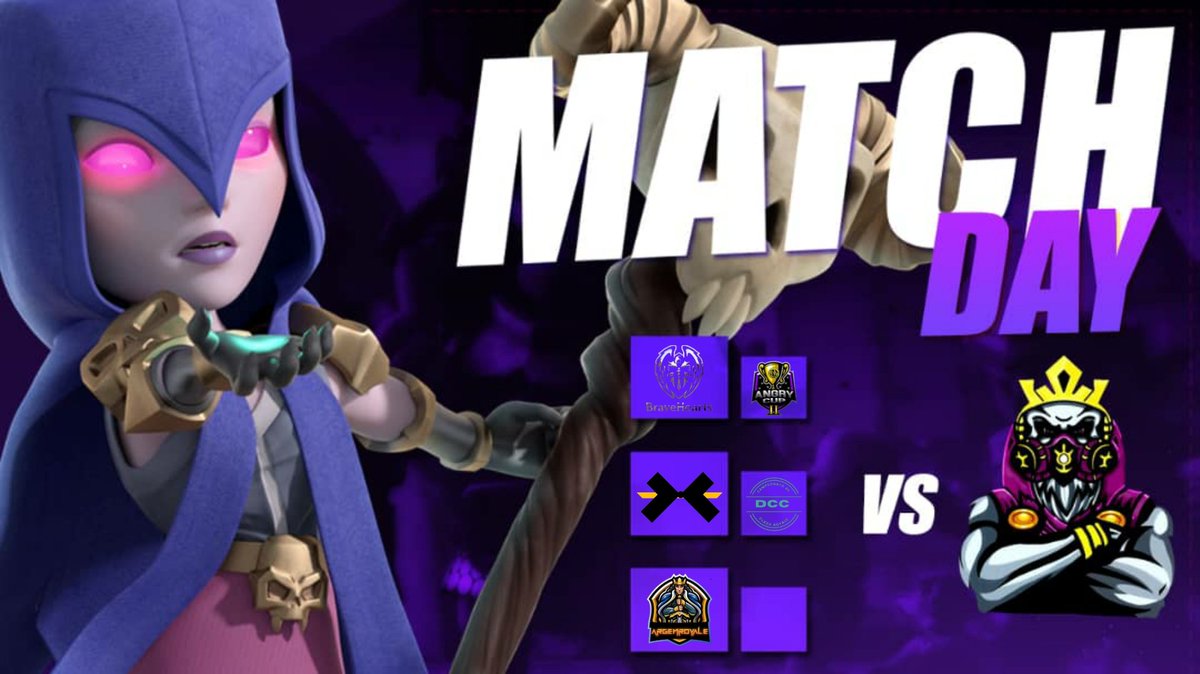 #MatchDay | #ClashRoyale

Triple jornada, que gane el mejor equipo!!!

🏆 <a href="/AngryCup2/">Angry Cup</a>
🆚 <a href="/BraveHeartsGam/">BraveHearts Gaming</a>
📌 16avos
⏰ 16:00🇲🇽

🏆 <a href="/DCC_Open/">Diamond Challenger Cup</a>
🆚 <a href="/LatamRevengers/">Revengers Of Latam</a>
📌 Ronda 1
⏰ 19:00🇲🇽

🏆 Amistoso
🆚 <a href="/ArgenRoyale1/">⚔️🔥ÂRGËN_RØYÃLË🔥⚔️</a>
📌 -----
⏰ 21:00🇲🇽

#ToxicalForever