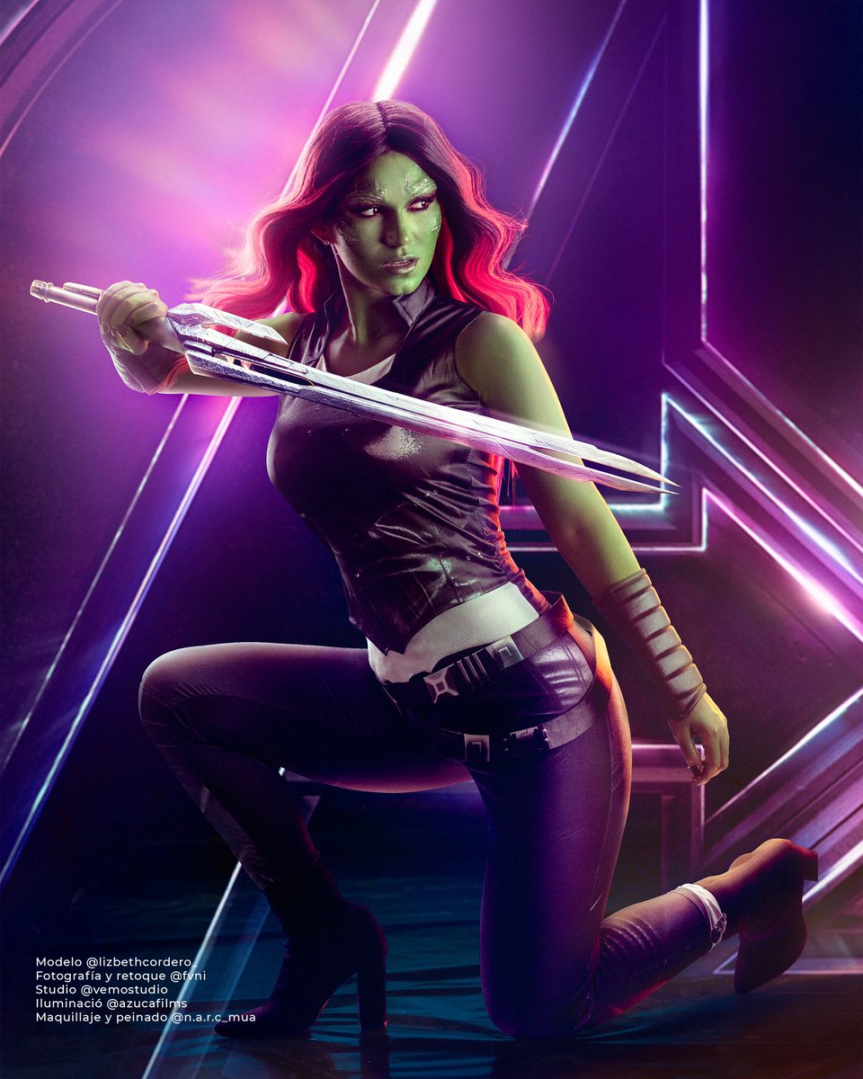 notfanimiranda's tweet image. Gamora ⚔️ #halloween2021 #halloweencostume photoshoot con @lcorderot