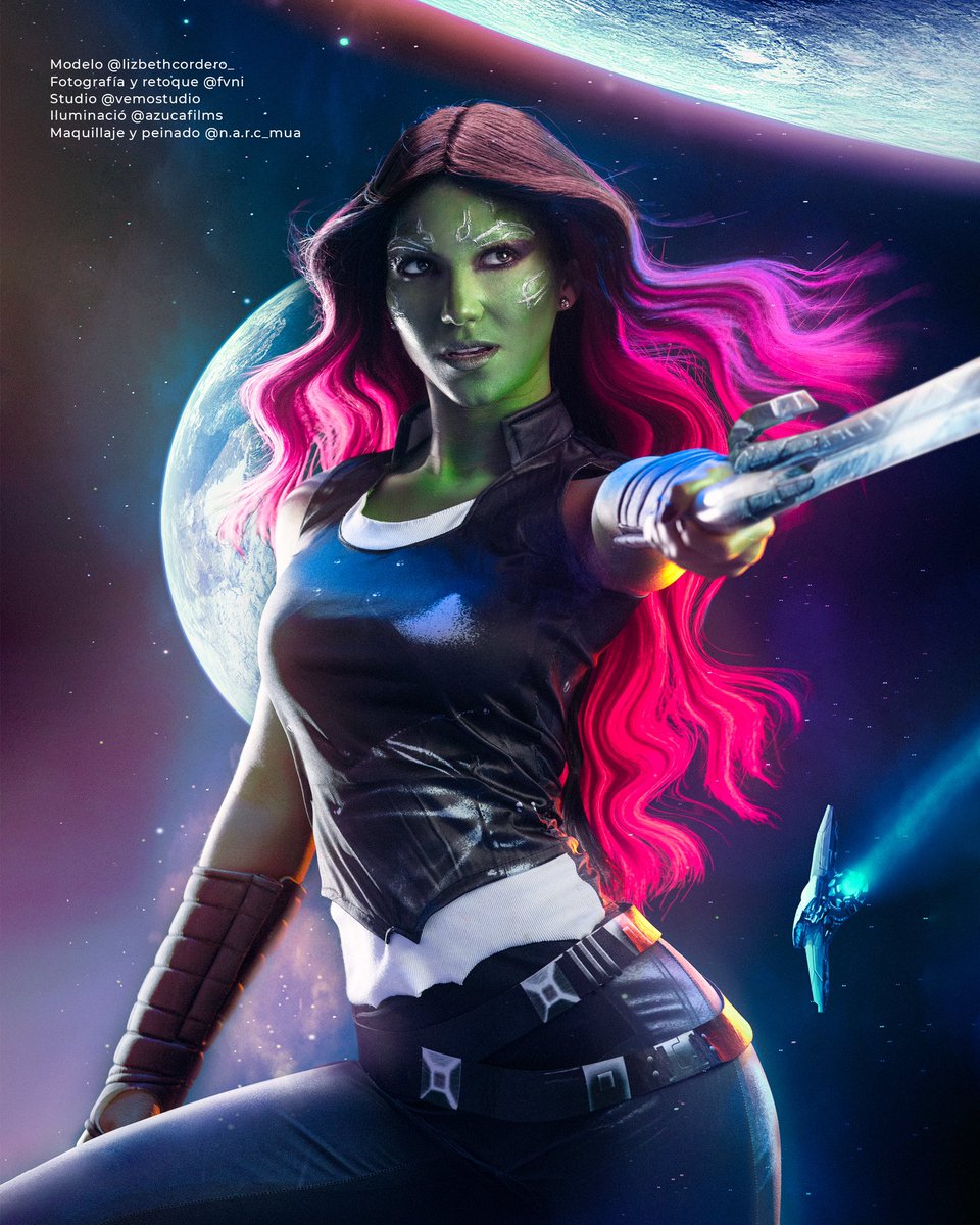 notfanimiranda's tweet image. Gamora ⚔️ #halloween2021 #halloweencostume photoshoot con @lcorderot