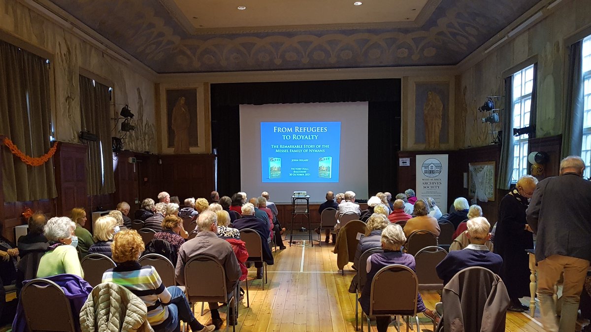 A great afternoon in the Victory Hall at Balcombe, discussing the Messel family's journey from refugees to royalty (via Nymans) with local residents and members of the West Sussex Archives Society. Many thanks to Philip Robinson and all those who came along.