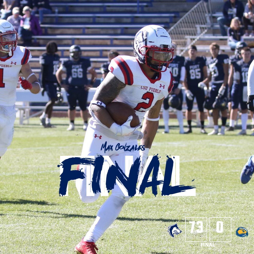 CSU Pueblo Football on Twitter "Pure. Domination. The Pack win it 730
