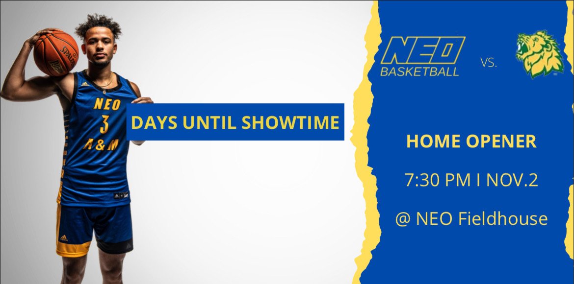 NEO A&M Men's Basketball tweet media