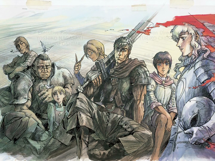 Kentaro Miura Art No Twitter Berserk 1997 Anime 1998 Street Mural Cel Artists Shinichiro Kobayashi 小林 七郎 Yoshihiko Umakoshi 馬越 嘉彦 ベルセルク Berserk Berserkart Miuraart Kentaromiura 三浦建太郎 Guts ガッツ