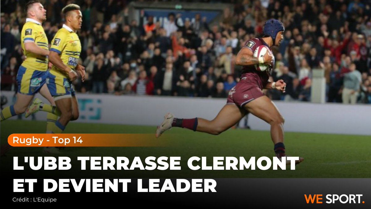 Après un match intense, l'<a href="/UBBrugby/">Union Bordeaux Bègles</a> terrasse <a href="/ASMOfficiel/">ASM Rugby</a> (25-9) et prend provisoirement la tête du #TOP14 🏉

L'entrée de François Trinh-Duc a été décisive pour les Bordelais 🔥

Le résumé de la rencontre 📝 bit.ly/3w78Mkr

#UBBASM