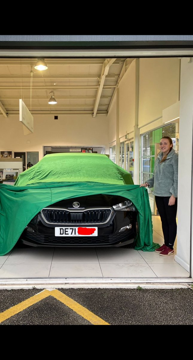 Hard work really does pay off🥰 love a new car day😍 #Skoda