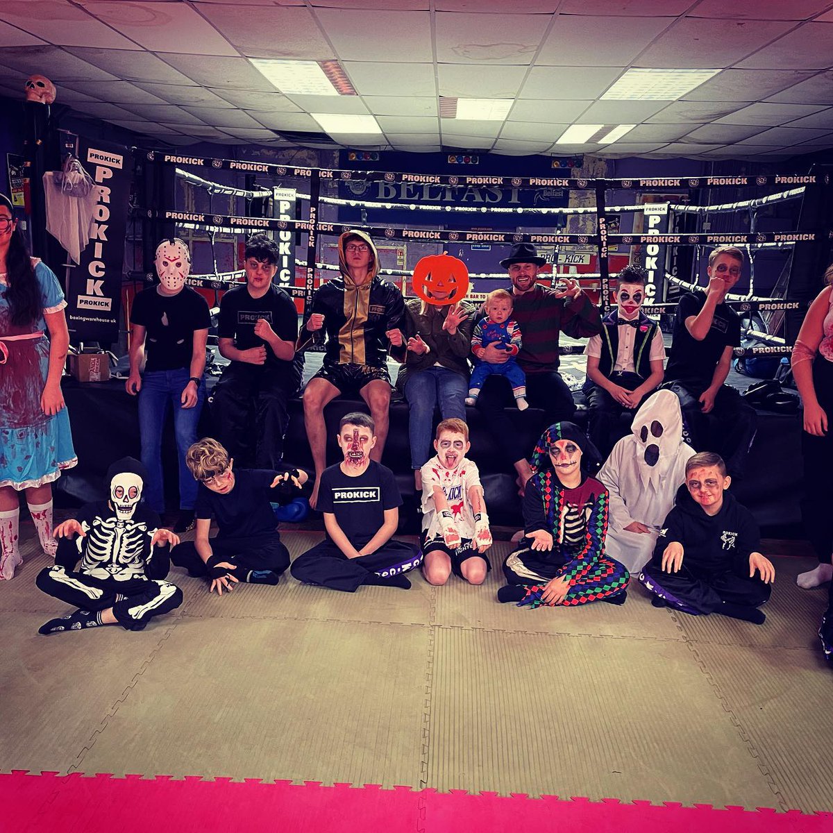 prokick's tweet photo. #Halloween Party at #ProKickGym today #FancyDress #Spooky #Ghosts & #Ghouls all converged @ProKick FUN DAY & competition hit the old-tin-hut, the #ProKickKids were #Spooktacular!!ππ»β οΈ
#HappyHalloween2021 https://t.co/h1Svx5Dt9j https://t.co/b2fCJcO1qO