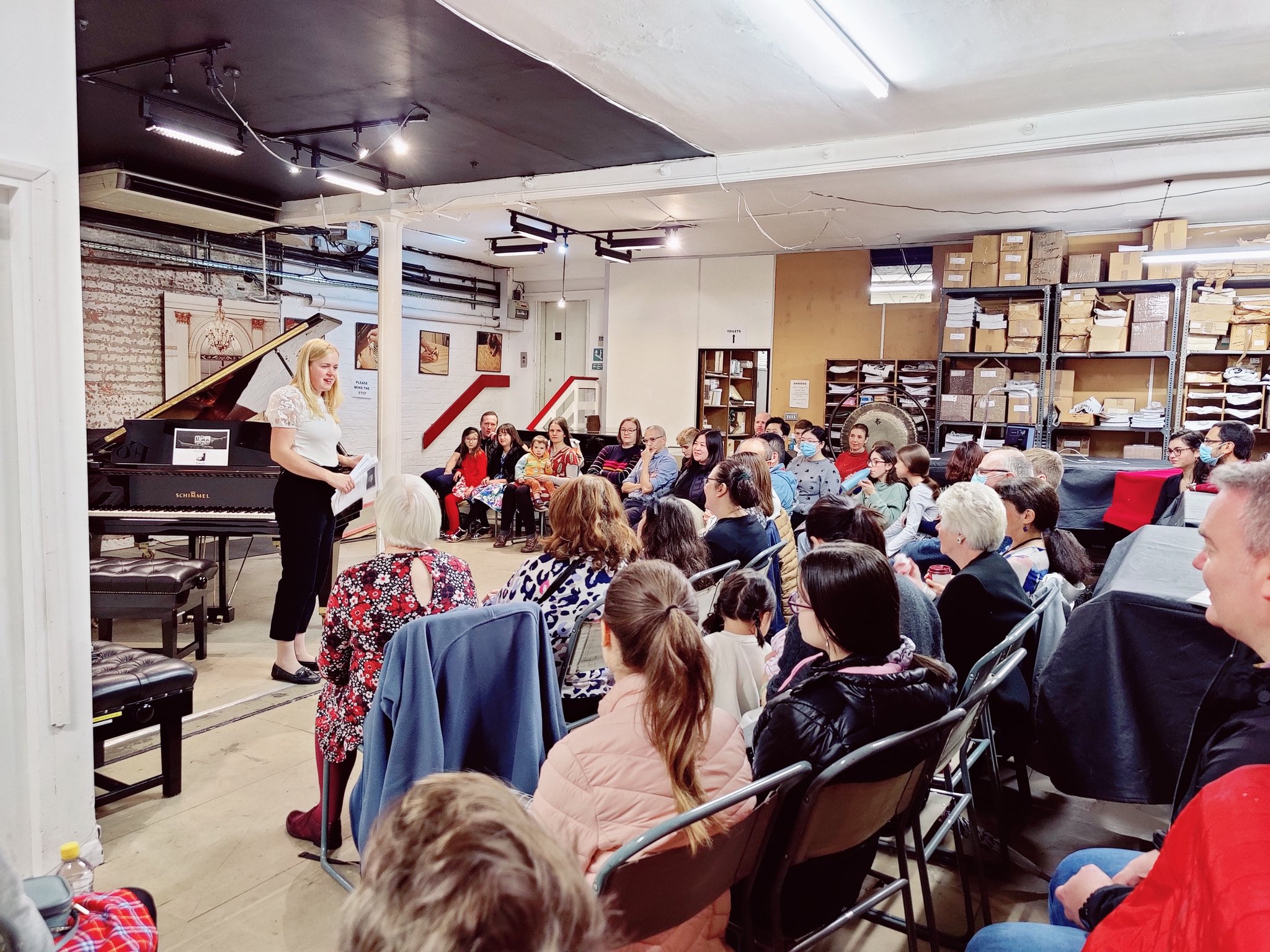 Manchester Piano Hub workshop in 2021