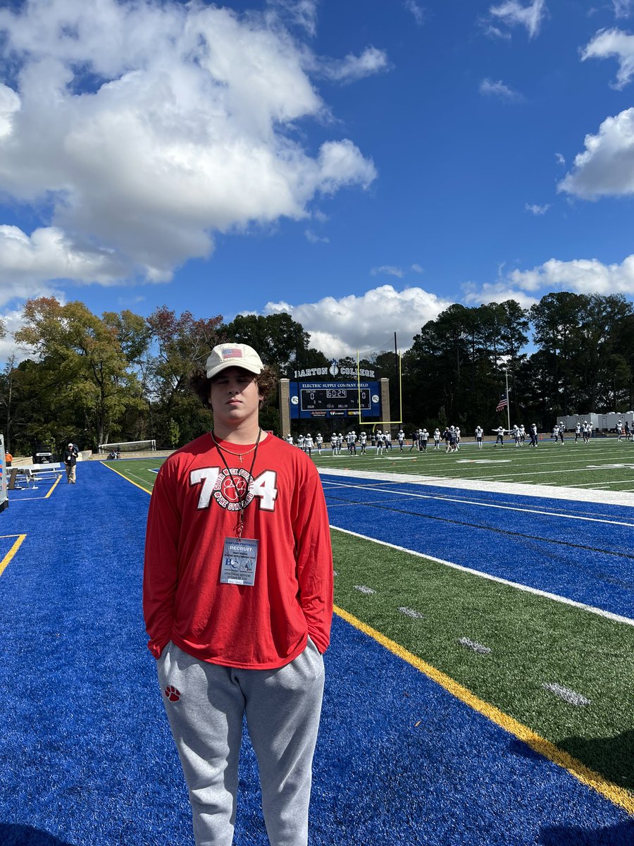 Thank you <a href="/barton_fb/">BartonCollegeFB</a> for the invitation to meet the coaches and experience game day! And congrats on the big win.