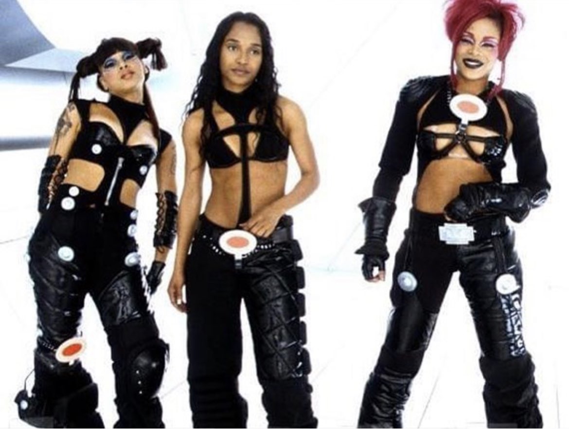 Ciara as TLC for Halloween. 