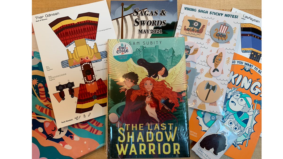 sjsubity's tweet photo. 👀#GIVEAWAY!!👀
RT/F/tag friends to win an Owl Crate Jr box of Norse awesomeness with:
🖊️The Last Shadow Warrior (custom/signed)
🎒 Freya Book Sleeve
🔖 Jumbo Bookmark
🪓 So You Want to be a Viking?
📜 Viking Sticky Notes
⚒️ Thor and Loki Paper Crafts
🤩 Collectible Sticker https://t.co/moEvgELPIJ