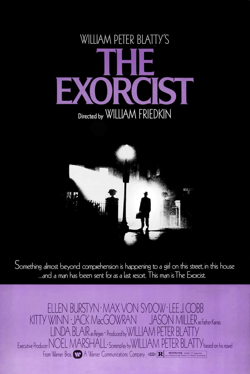 The Exorcist just starting on BBC 2 now is my #31DaysofHorror entry for today

This and Halloween for me, are the best horror films ever made. Just a fantastic film #31NightsOfHalloween #horror #TheExorcist