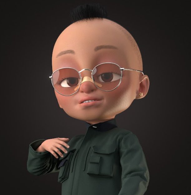 Crypt0amat00r's tweet image. Now I don’t own this particular @TheModzKids but goddamm if this ain’t the late Kim Jong Il #MODZLOOKALIKE #MODZ