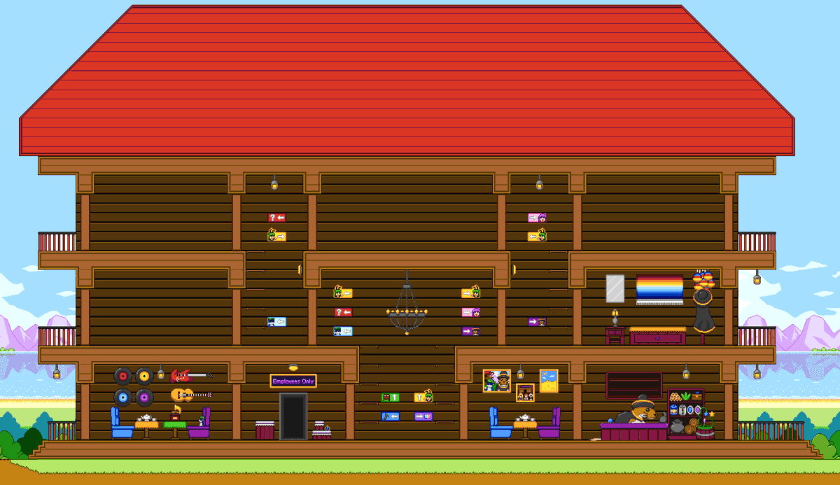 Been working on the shop. It's starting to come together! You can see two of the residents, Rey The Gerbil and Ardklaw The 237th in this image! #screenshotsaturday #madewithunity #gamedev #indiegame
