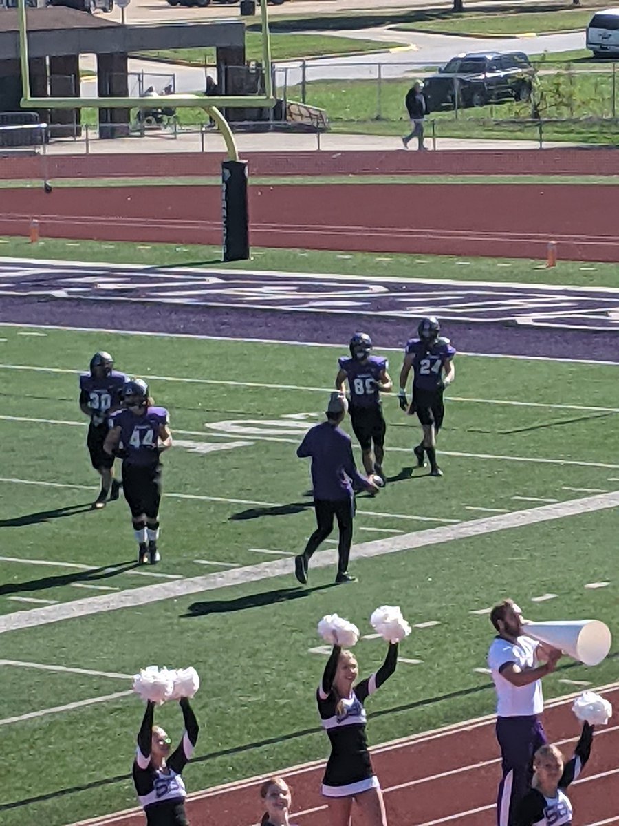 89 getting his first on field action!!   Downed a punt and also on the kick return team. SBU lost a heartbreaker but very proud of you Blake!!